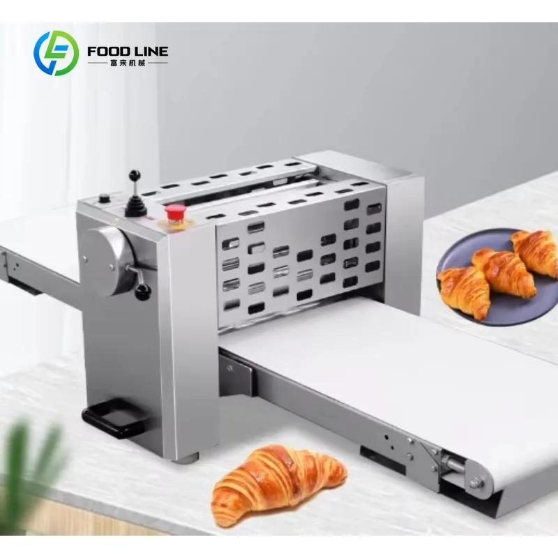 Laminoir à croissants personnalisé certifié CE, machine à pâte feuilletée pour boulangerie, laminoir à pain pour pâtisserie