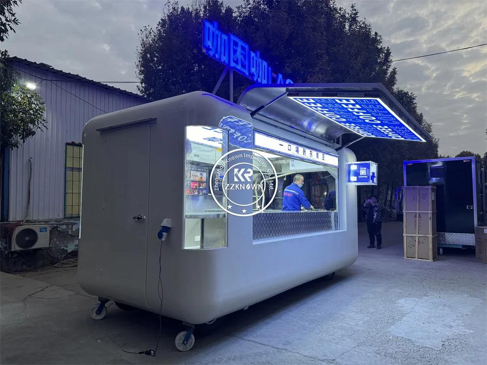 Remorque de kiosque alimentaire mobile, cuisine complète, camion de restauration à vendre, remorque de camion de restauration pour hamburgers, entièrement équipée