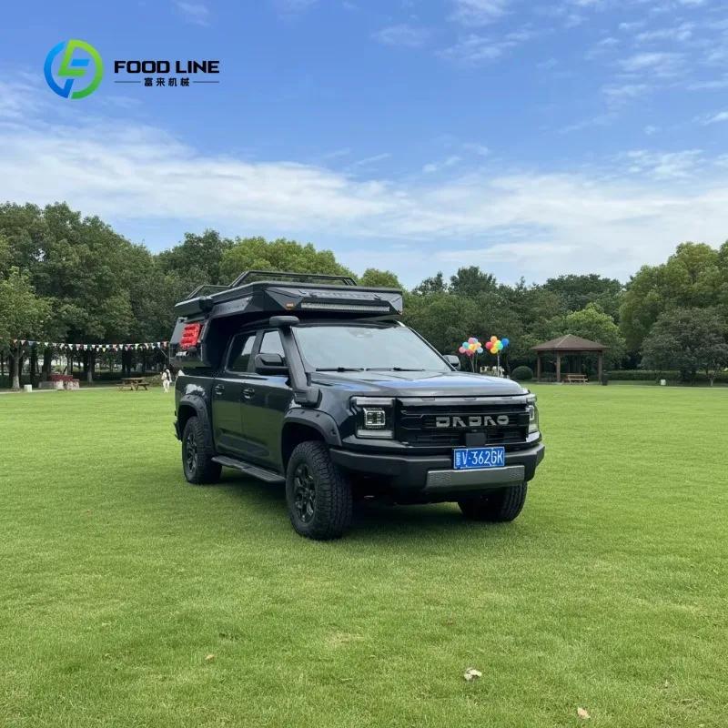 Camper pour pick-up personnalisé avec fonction pliable pour le camping en plein air et l'hébergement de 4 personnes