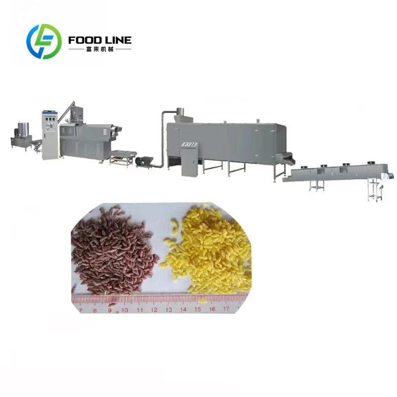Machine de fabrication de riz enrichi FRK personnalisée, équipement parfait pour la transformation professionnelle des aliments en collation commerciaux