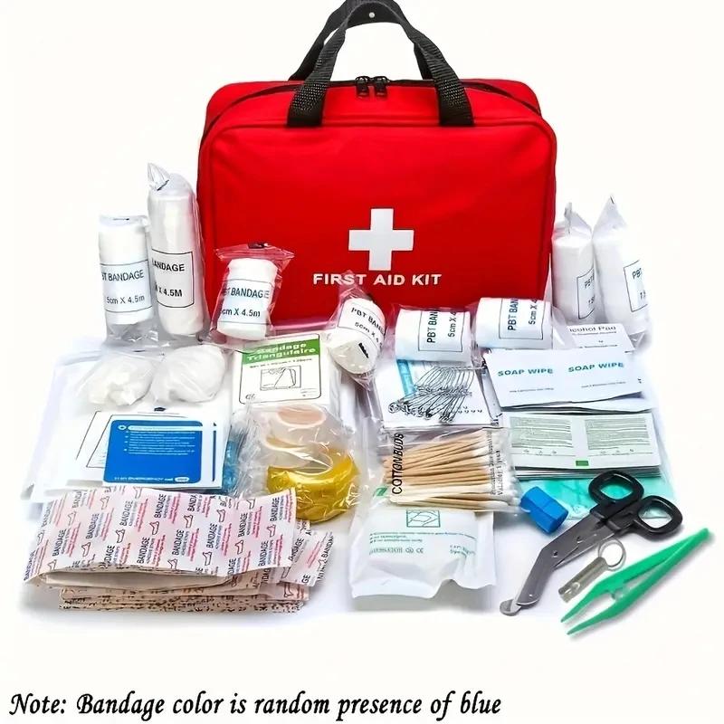 Trousse de premiers secours portable pour voiture, trousse de premiers soins portable, trousse de santé