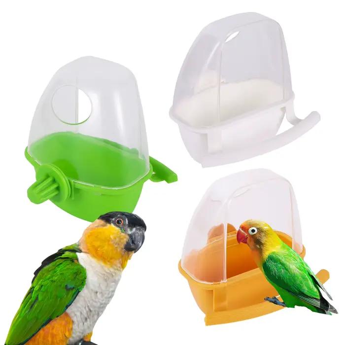 Mangeoire à oiseaux pour perroquets, bol suspendu à l'eau, boîte d'alimentation pour perruches, Cage