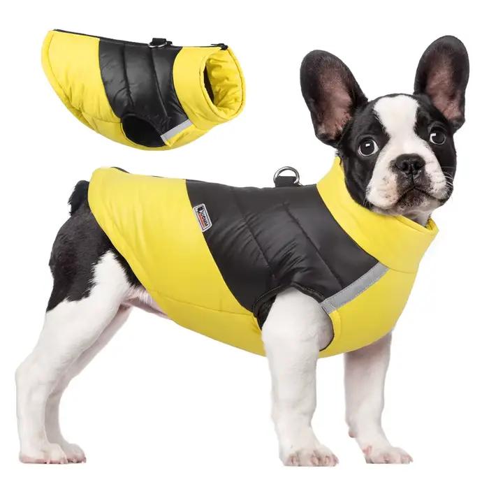 Vêtements d'hiver imperméables pour chiens, veste chaude en coton pour animaux de compagnie, gilet p