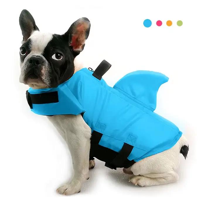 Gilet de sauvetage pour chien requin, flottabilité améliorée, vêtements de natation pour petits chie