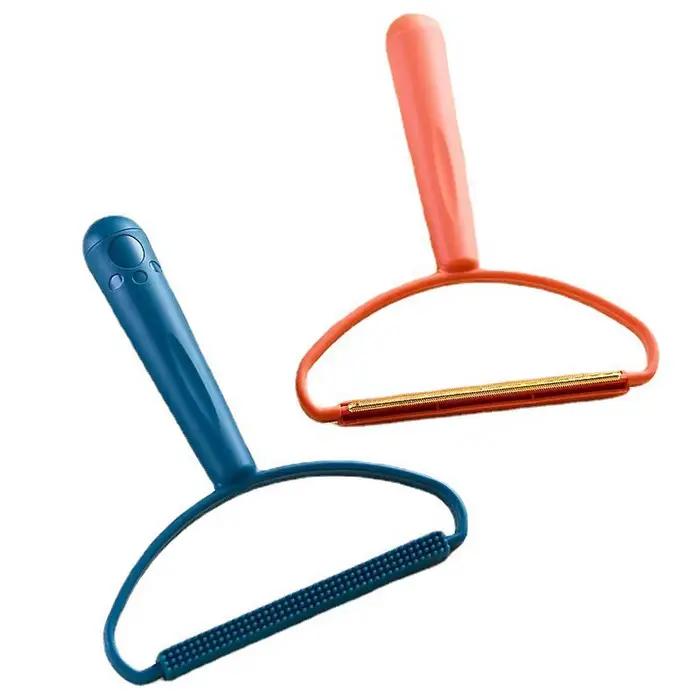 Éliminateur de poils d'animaux portable, brosse à poils pour chien et chat, brosse à poils pour tapi