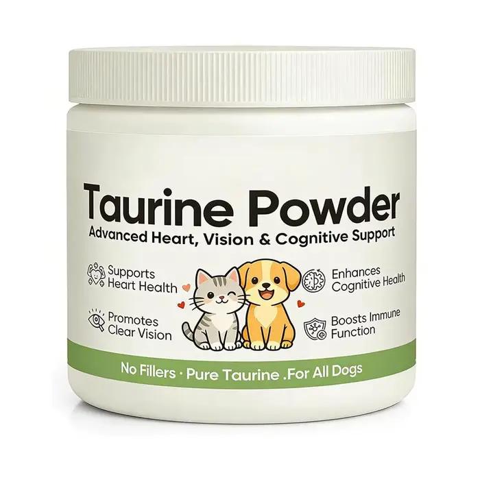 1/2/3 pièces 200g Poudre de Taurine Paw VitaTtaurine – Complément pour Chiens et Chats – Soutient la