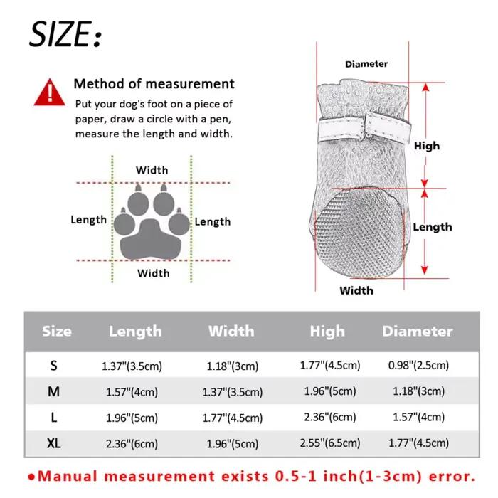 Chaussures pour animaux de compagnie chiot extérieur fond souple pour chat Chihuahua bottes de pluie