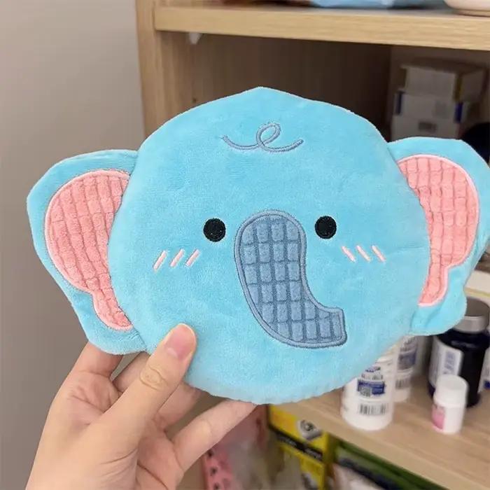 Frisbee en peluche doux pour chien, résistant aux morsures sans endommager les gencives, jouet sonor