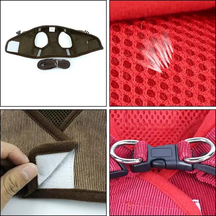 Ensemble d'été harnais et laisse pour chien, harnais en maille réfléchissante pour petits chiens, Co