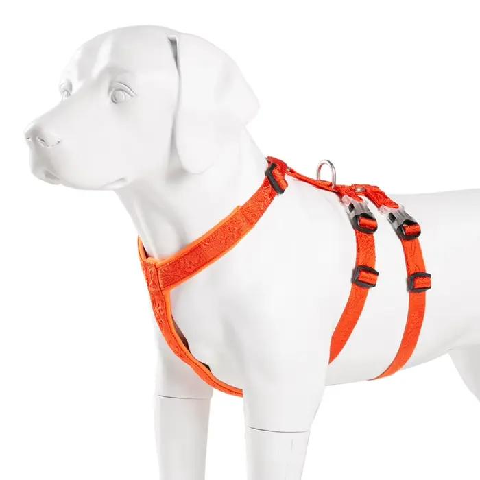 Winhyepet harnais pour chien sangle pour animaux de compagnie gilet réglable Triple Anti-évasion voy