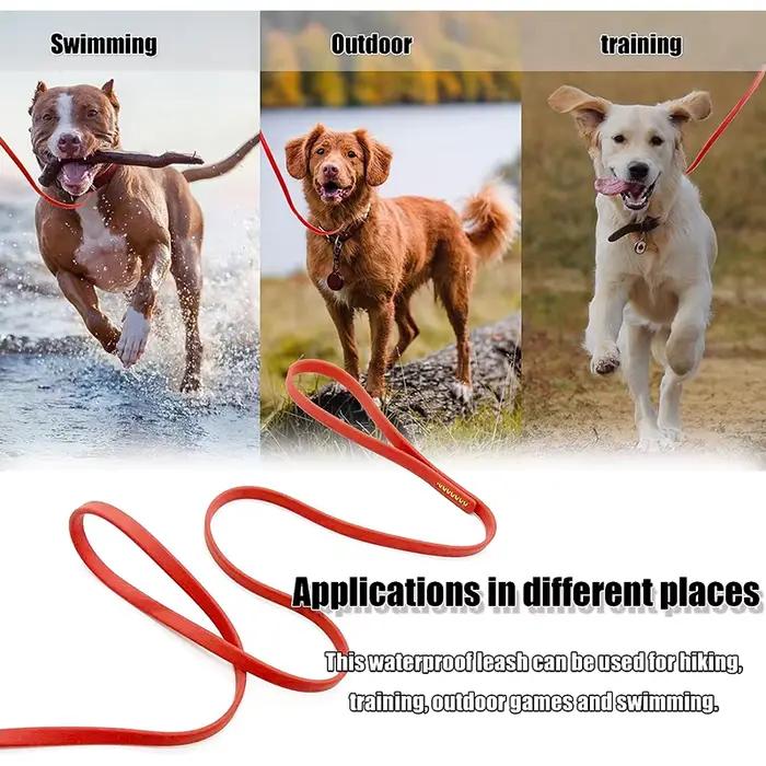 Laisse pour chien 3M 6M 9M de Long laisses pour animaux de compagnie en PVC corde facile à nettoyer