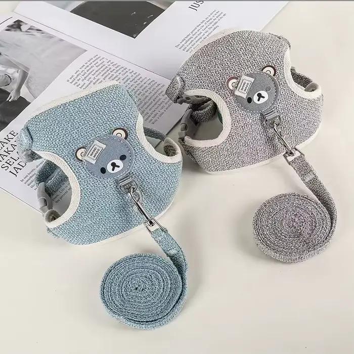 Laisse pour chien Winnie l'ourson harnais laisse chat marche chien petit chien Teddy gilet style har