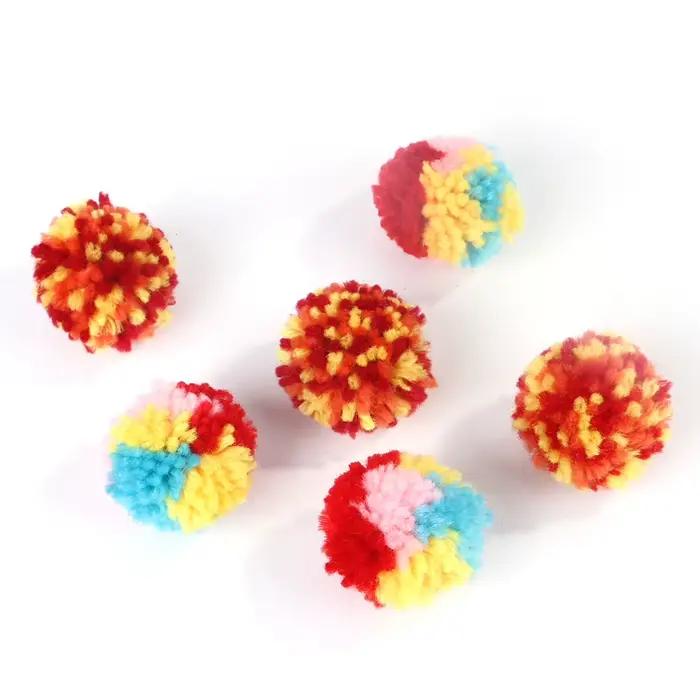 Jouets amusants pour chat, boule de laine colorée, interactif, soulagement de l'ennui, jouet pour ch