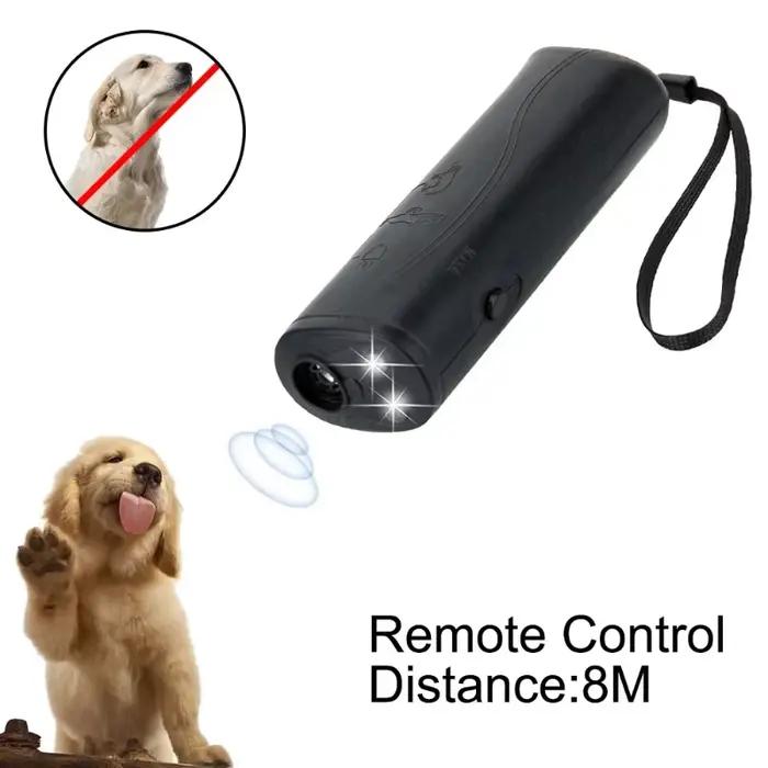 Répulsif anti-aboiement pour chien, dispositif d'entraînement, LED, ultrasons, extérieur, lampe flas