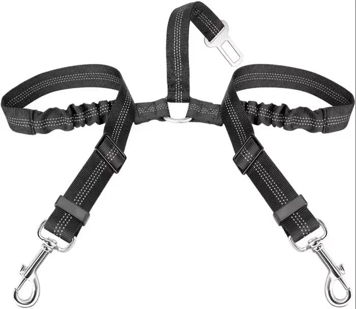 Laisse pour chien 2025, Double corde de Traction robuste pour chiens solides, améliore la sécurité e