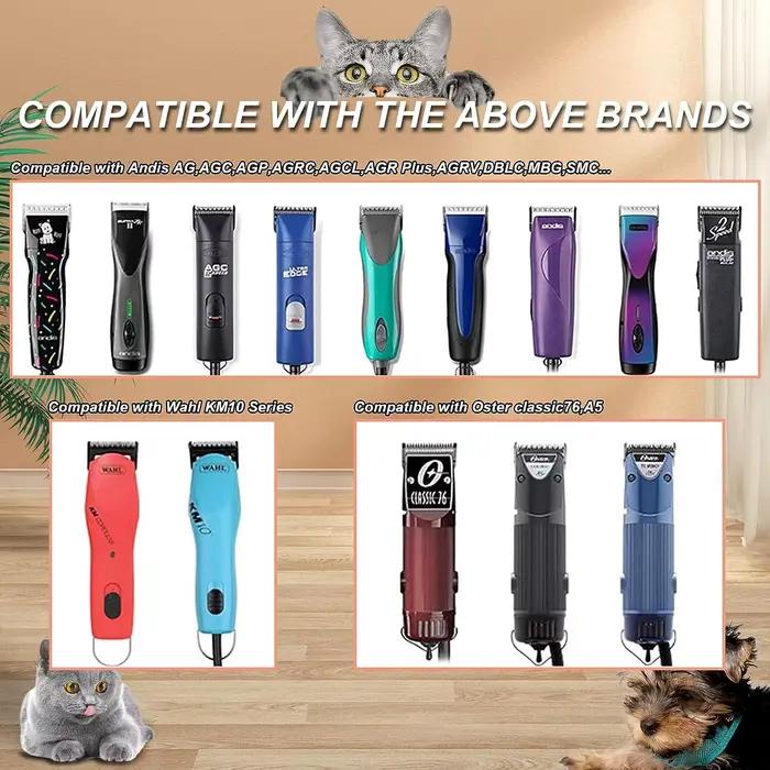 Lame de rechange professionnelle pour tondeuse à animaux de compagnie, A5, adaptée à la plupart des