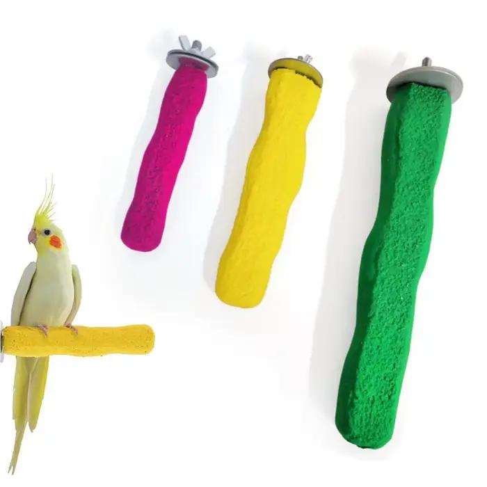 Bâton de meulage de pattes pour animaux de compagnie, perruche, perroquet, jouet, broyeur, tige de m