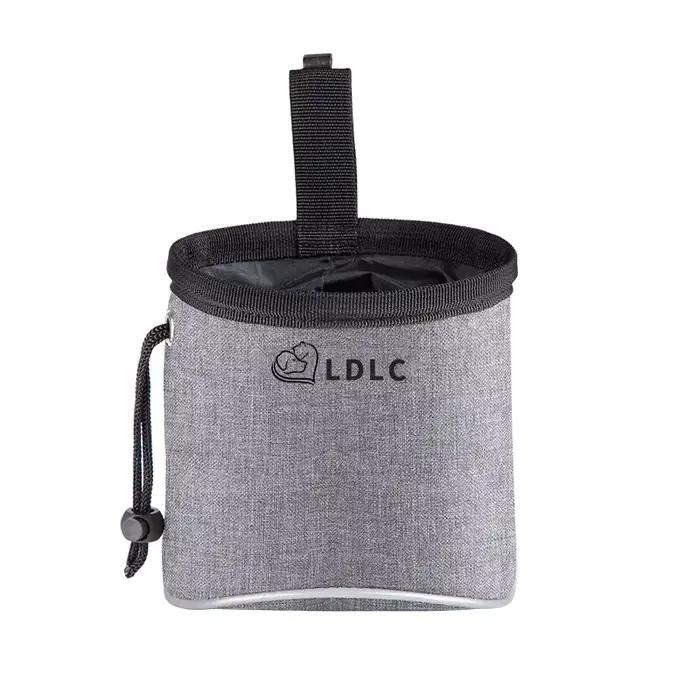 Sac de dressage pour chien avec distributeur intégré de sacs à déjections, idéal pour transporter fa