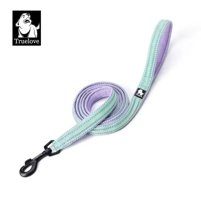Laisse pour chien Truelove 200CM Confort Sandwich Rembourrée Respirante Anti-traction Corde Réfléchi