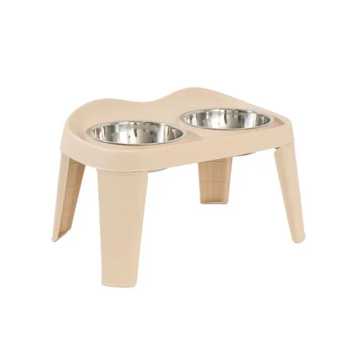 Bol pour chien en acier inoxydable, grande capacité, bol à nourriture pour chien détachable, pliable