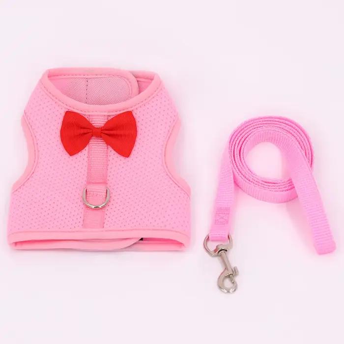 Laisse de gilet rembourrée confortable sans traction pour lapin, harnais de lapin, petit animal de c