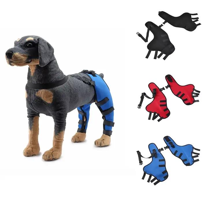 Genouillères pour chiots de compagnie, attelles arrière pour chiens blessés, attelle de soutien pour
