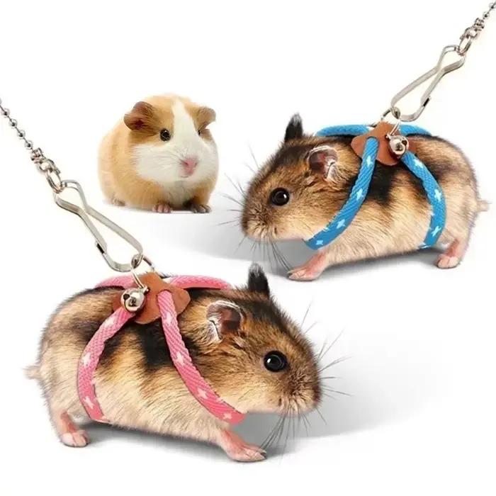 Laisse à sangle souple réglable pour petit animal de compagnie, oiseau, perroquet, souris, hamster,