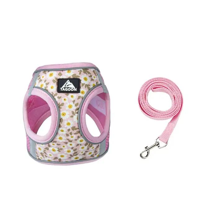 Harnais et laisse en maille de Nylon pour chat, harnais respirant pour chaton, petit chien, chiot, b