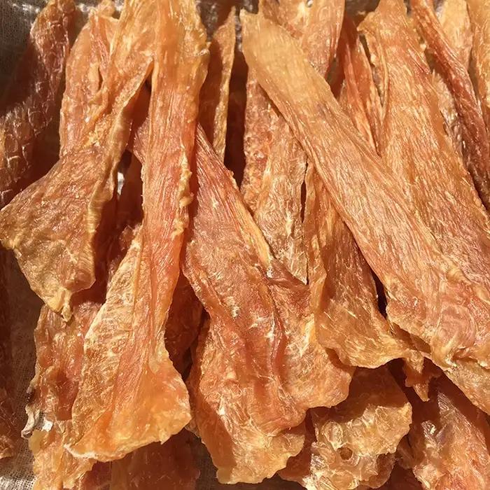 Friandises pour chiens séchées à l'air, viande pure, tranches de poulet séché, viande de canard, bât