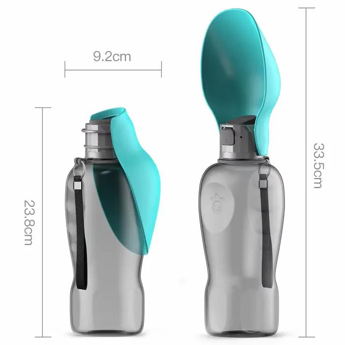 Bouteille d'eau Portable pour chiens de 800ml, pour grands chiens, animaux de compagnie, voyage en p