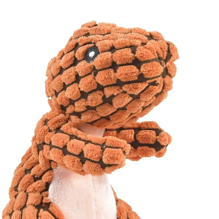 Jouets de dinosaure en peluche pour animaux de compagnie, chats et chiens, jouets interactifs à mâch