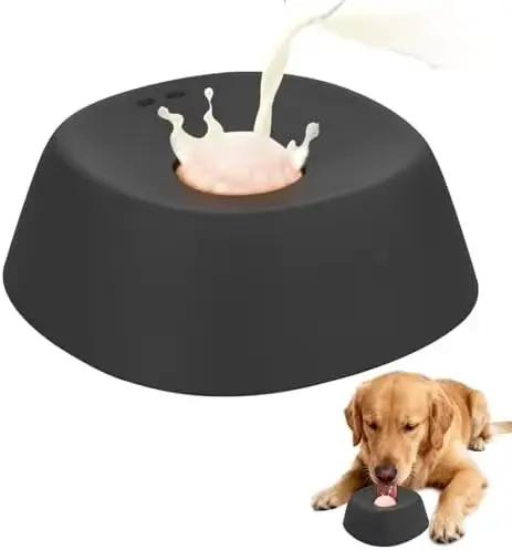 Bol pour chien à mangeoire lente Anti-étouffement, tasse 3/4 antidérapante, jouet à lécher pour fria