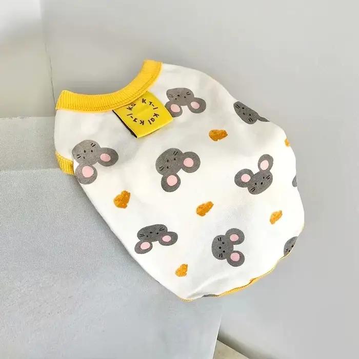 Vêtements pour animaux de compagnie pour chiens et chiots, glathin d'été, pull FN anian, t-shirt imp