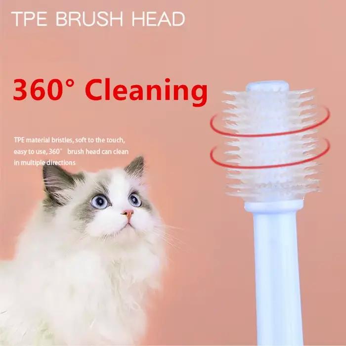 Brosse à dents pour chat, accessoire doux pour le nettoyage de la bouche, produits pour animaux de c