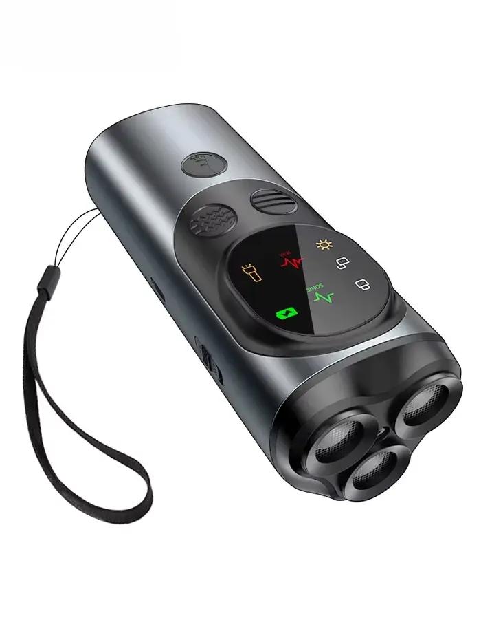 Répulsif ultrasonique pour chiens, dispositif d'entraînement Anti-aboiement, Rechargeable, haute pui