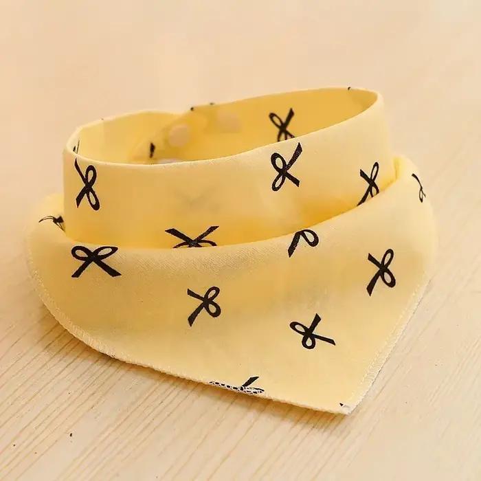Bandana pour chien, 1 pièce, foulard imprimé doux et mignon, bavoirs en tissu Durable de qualité sup