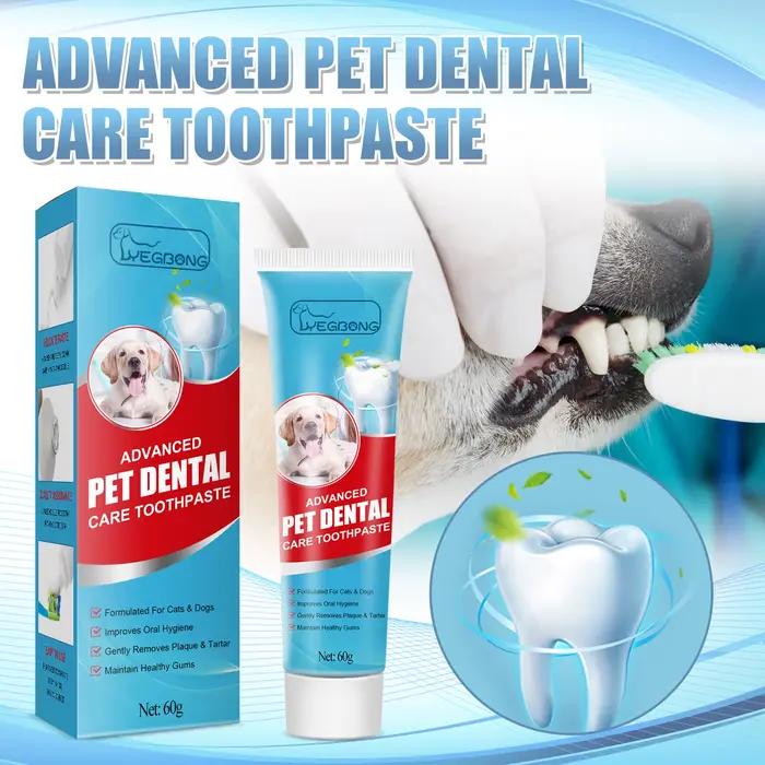 Dentifrice pour animaux de compagnie : rafraîchit l'haleine et réduit la mauvaise haleine, élimine l