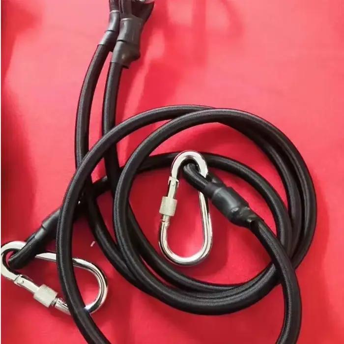 Harnais d'entraînement pour chien en métal à double boucle, durable, pour traction de poids, renforc