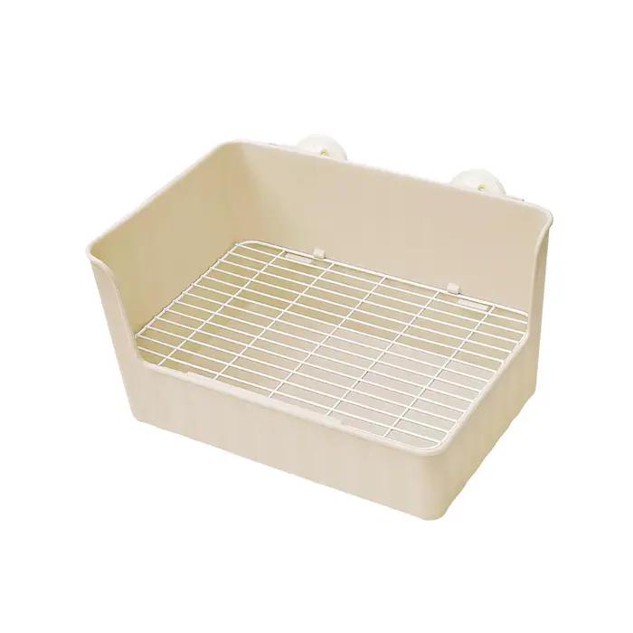 Bac à litière pour petits animaux de compagnie, toilettes pour lapins, chinchilla et furet