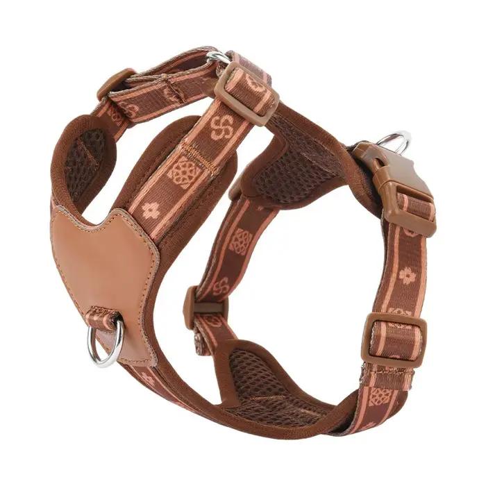 Harnais pour chien avec sangle Durable, anneau en alliage Anti-déformation, laisse réfléchissante re