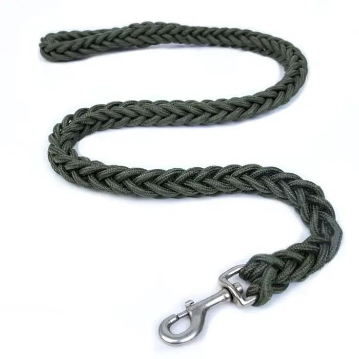 Laisse pour chien pour un entraînement efficace et des promenades confortables, tresse robuste et du
