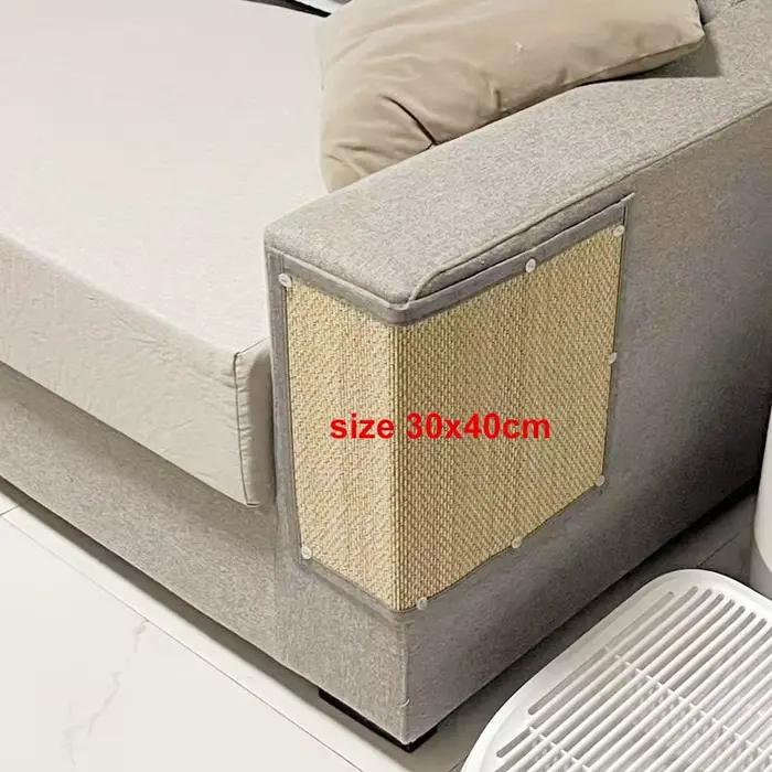 Tapis mural en bambou solide pour chat, Protection du canapé, planche à gratter pour chat, pattes de