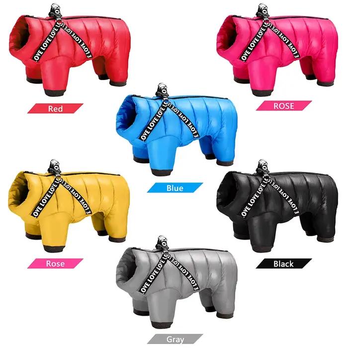 Vêtements d'hiver pour chiens de compagnie, veste Super chaude pour chiens, manteau imperméable pour