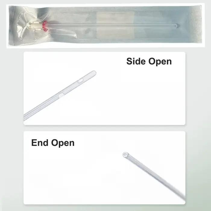 Cathéter pour chat avec stylet, 10 pièces/boîte, trou d'extrémité 3Fr, trous latéraux 4Fr, cathéters
