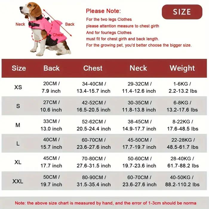 Gilet de sauvetage pour chien requin, flottabilité améliorée, vêtements de natation pour petits chie