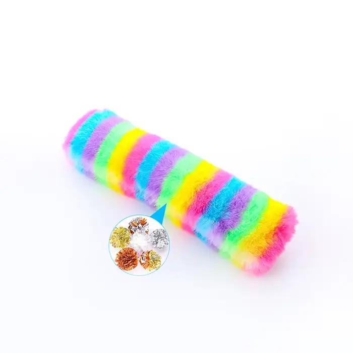 Oreiller en peluche pour chat, jouet avec catnip, papier sonore, résistant aux morsures, jeu interac