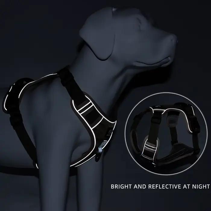 Harnais à dégagement rapide pour chien, gilet en Nylon, respirant, réglable, pour animaux de compagn