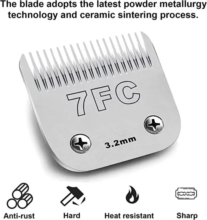Lame de rechange professionnelle pour tondeuse pour animaux de compagnie, 3F 4F 5F 7F, A5, adaptée à