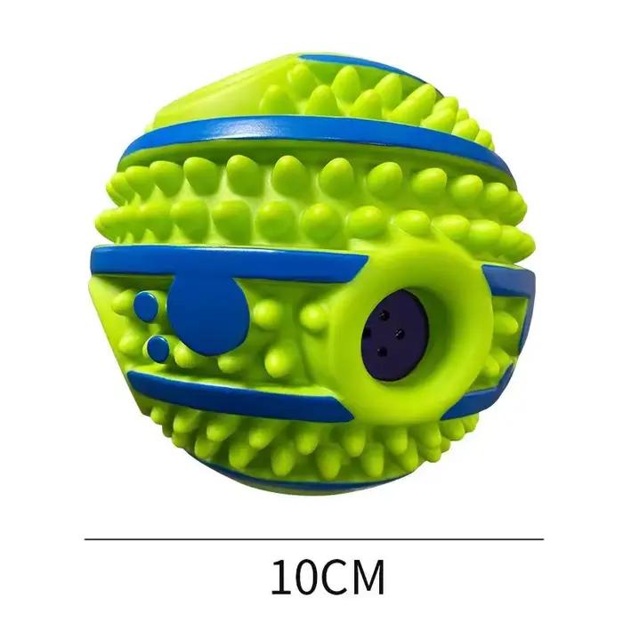 Balle Wobble Wag Giggle pour Chiens - Jouet à Mâcher Crépitant avec Picots et Son Rire, 10cm pour Ne