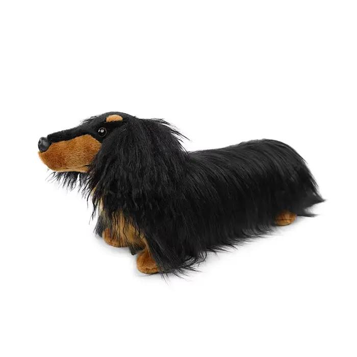 Nouvelle Peluche Chien Longue de Haute Qualité, Chien Teckel en Peluche, Jouet de Simulation de Chio